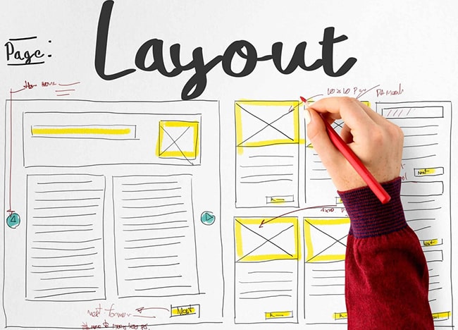 Các loại bố cục website đẹp trong thiết kế website 1 Layout website