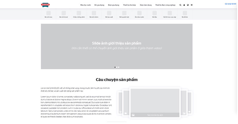 Các loại bố cục website đẹp trong thiết kế website 21 Mẫu bố cục website bán hàng