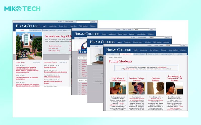 Các loại bố cục website đẹp trong thiết kế website 28 Bố cục website đẹp