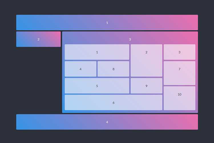 Các loại bố cục website đẹp trong thiết kế website 18 Bố cục dạng Grid