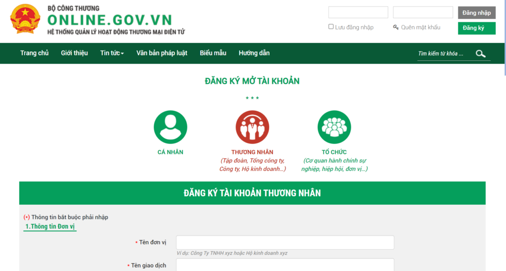Quy trình Đăng ký website với Bộ Công Thương chi tiết Mới Nhất 7 hướng dẫn đăng ký website với bộ công thương