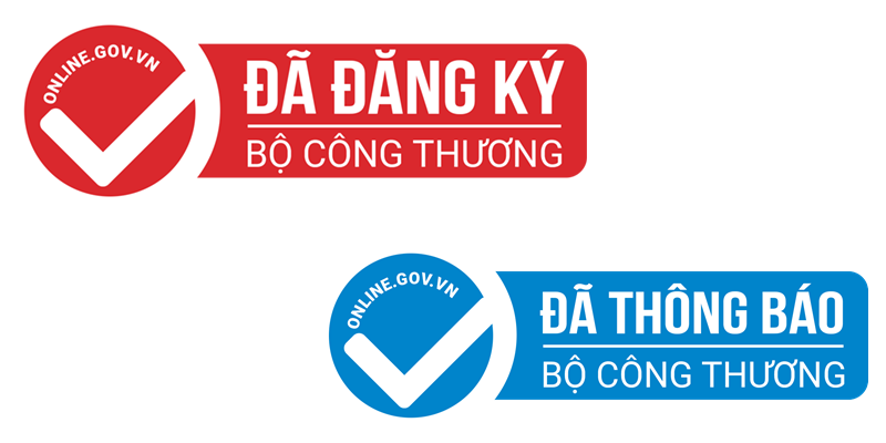 Quy trình Đăng ký website với Bộ Công Thương chi tiết Mới Nhất 18 Logo "Đã thông báo và đã đăng ký Bộ Công Thương"