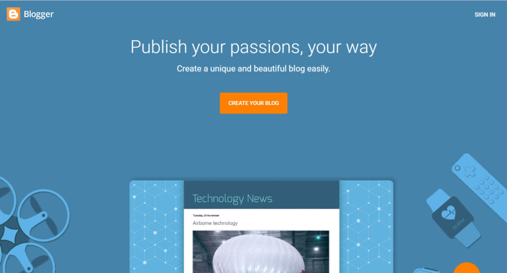 So sánh Blogger và WordPress – Nên lựa chọn sử dụng nền tảng nào? 3 Tạo blog bằng Blogger