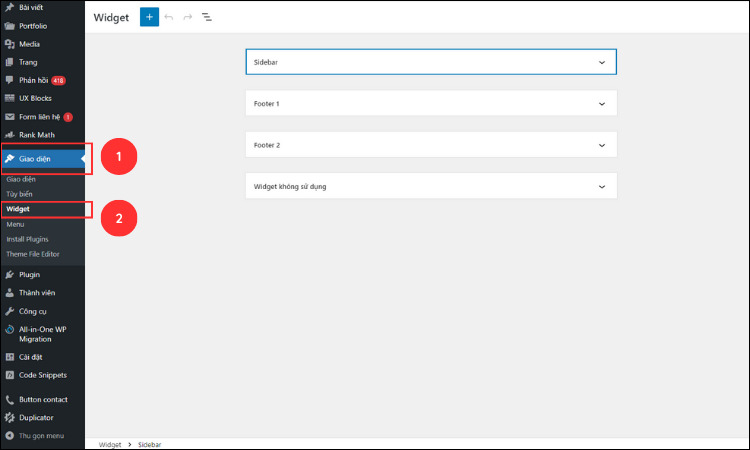 Các widget đẹp cho WordPress giúp tạo website chuyên nghiệp 17 Cách tạo widget trong WordPress