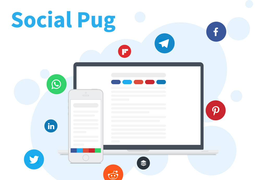 8 plugin mạng xã hội cho WordPress miễn phí, hiệu quả nhất hiện nay 5 Plugin chia sẻ mạng xã hội cho WordPress - Social Pug