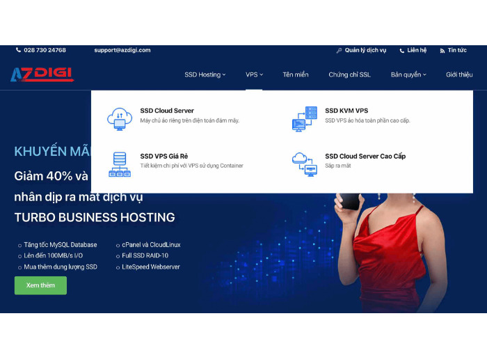 10 nhà cung cấp VPS giá rẻ, chất lượng nhất hiện nay không thể bỏ lỡ 10 Nhà cung cấp VPS tại AZDIGI
