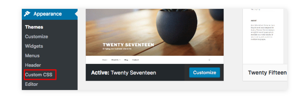 Tổng hợp cách chỉnh sửa chân trang trong wordpress chi tiết hiện nay 9 Custom CSS trong WordPress