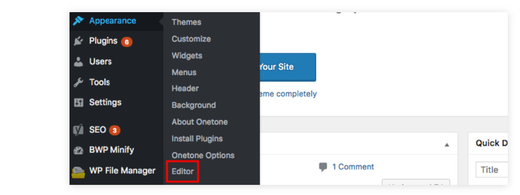 Tổng hợp cách chỉnh sửa chân trang trong wordpress chi tiết hiện nay 5 Trình editor giao diện WordPress
