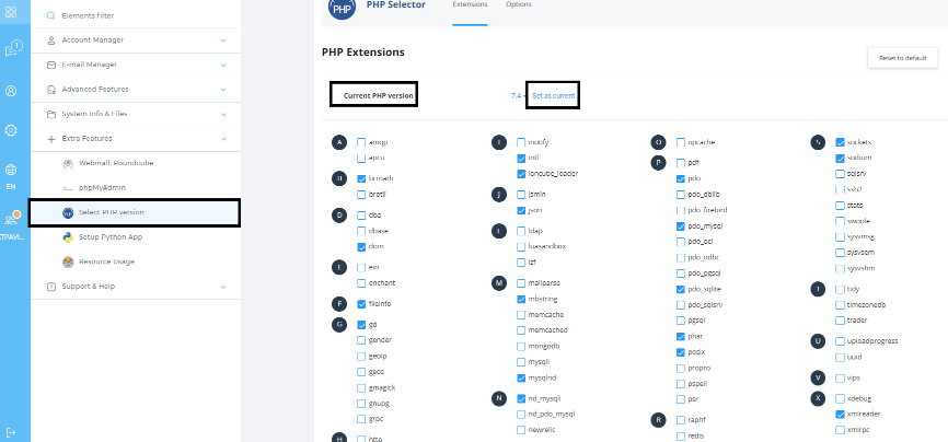 Cách Kết Nối Hosting Với Domain (Trỏ Domain về hosting) 13 Select PHP
