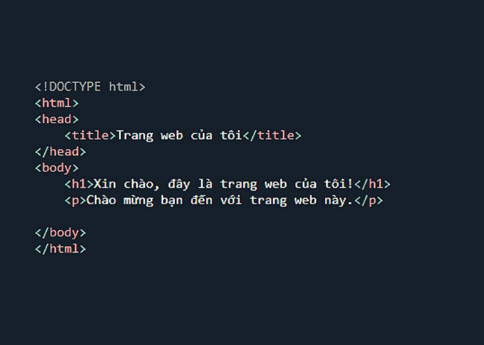 HTML Là Gì? Những Điều Cần Biết Về Ngôn Ngữ Lập Trình HTML 6 ví dụ html