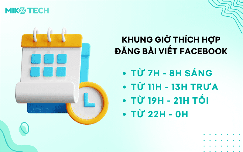 10+ Cách Viết Content Facebook Hiệu Quả, Thu Hút Khách Hàng 9 khung giờ đăng bài Facebook