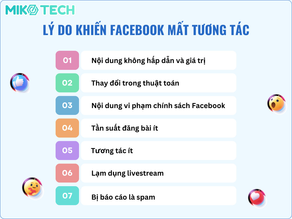 Facebook Mất Tương Tác Do Đâu? Nên Khắc Phục Ra Sao? 1 lý do facebook mất tương tác