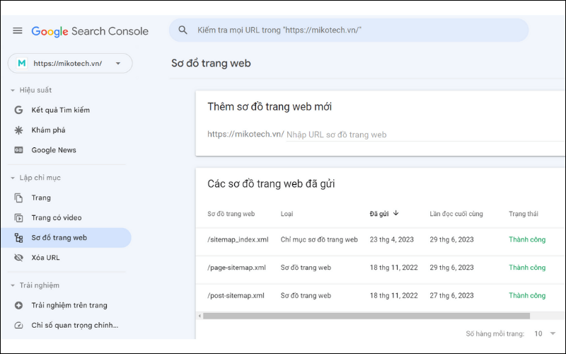 Sitemap Là Gì? Cách Tạo Và Khai Báo Sitemap Cho Website 11 khai báo sitemap