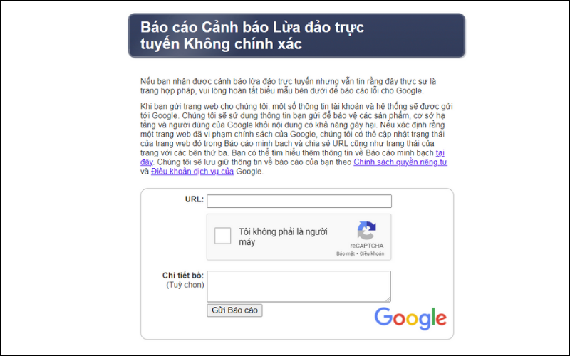 Blacklist Là Gì? Hướng Dẫn Kiểm Tra Và Gỡ Địa Chỉ IP Bị Cấm 9 Báo cáo nhầm lẫn cho Google