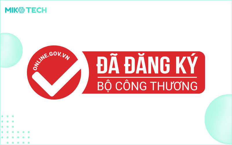 Quy trình Đăng ký website với Bộ Công Thương chi tiết Mới Nhất 17 Logo "Đã đăng ký Bộ Công Thương"