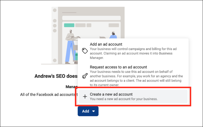 BM Là Gì? Cách Tạo Tài Khoản Business Manager Facebook 7 tạo tài khoản quảng cáo
