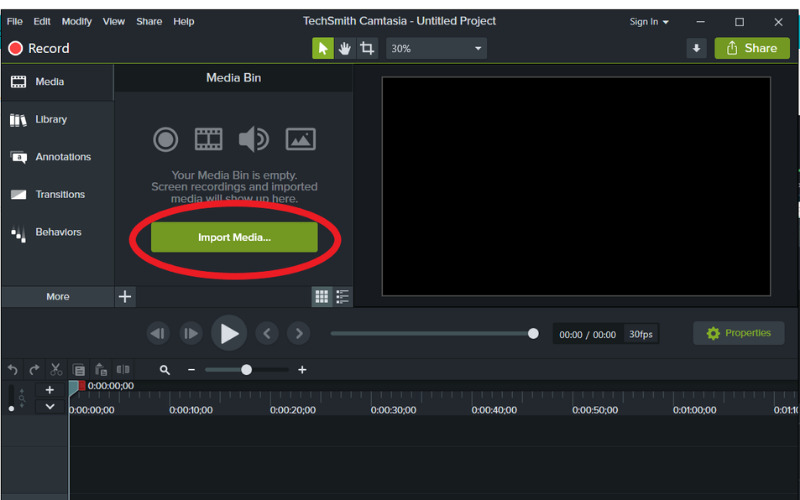 Cách chèn logo vào video đơn giản, dễ thực hiện trên mọi thiết bị 17 import media camtasia