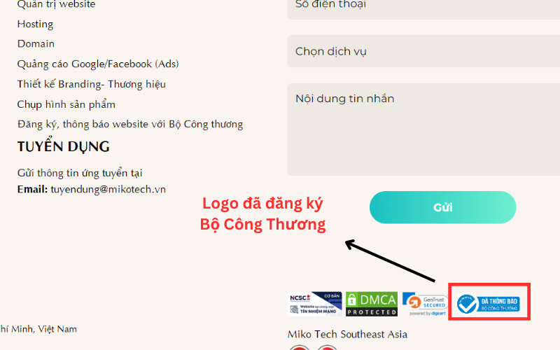 Cần làm gì sau khi thiết kế website? Những điều cần lưu ý 3 ký hiệu bộ công thương