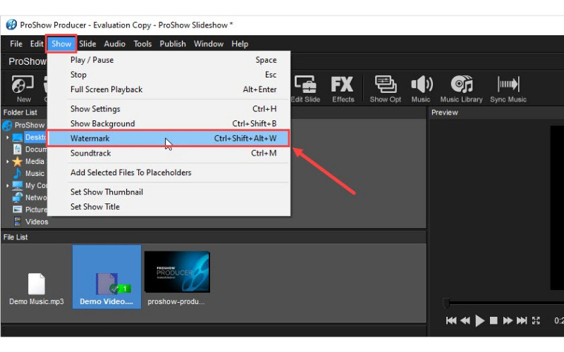 Cách chèn logo vào video đơn giản, dễ thực hiện trên mọi thiết bị 15 watermark proshow producer