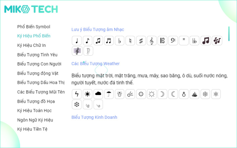 1000 Biểu Tượng, Icon, Kí Hiệu Phổ Biến, Đẹp Mắt Và Miễn Phí 12 Biểu tượng phổ biến