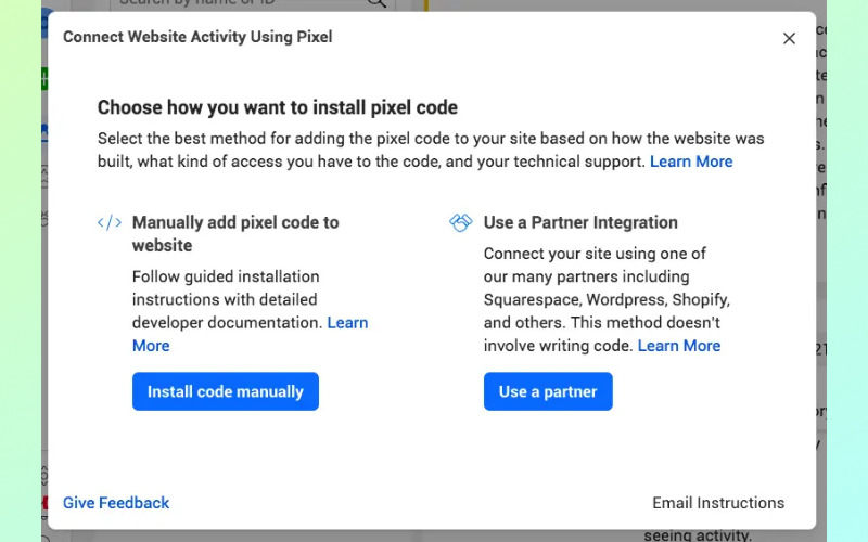 Facebook Pixel là gì? Hướng dẫn thiết lập Facebook Pixel 9 install pixel