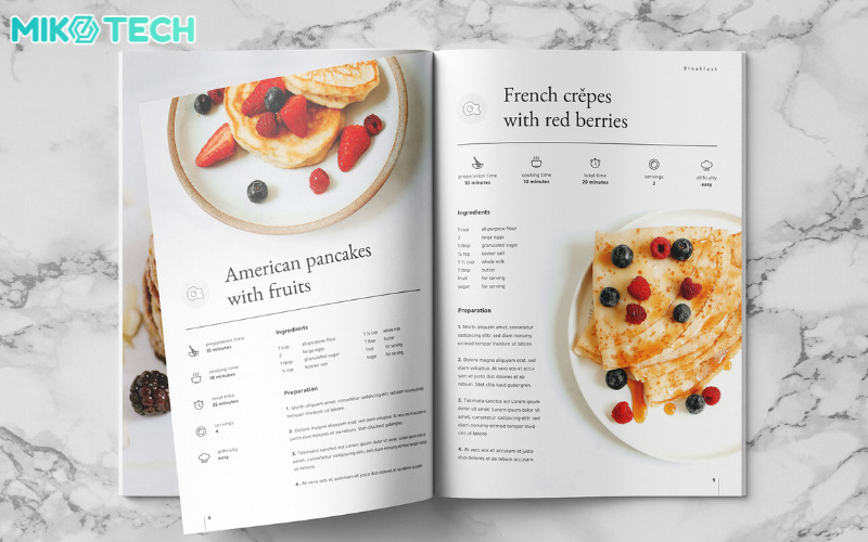 Booklet Là Gì? 5 Bước Thiết Kế Booklet Và Một Số Lưu Ý 4 recipe booklet