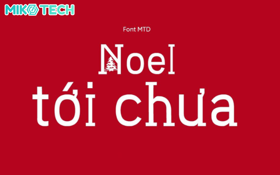 15+ Font Chữ Giáng Sinh Việt Hóa Đẹp, Ấn Tượng Cho Mùa Lễ 13 Font chữ Giáng sinh Việt hóa Christmas Sound