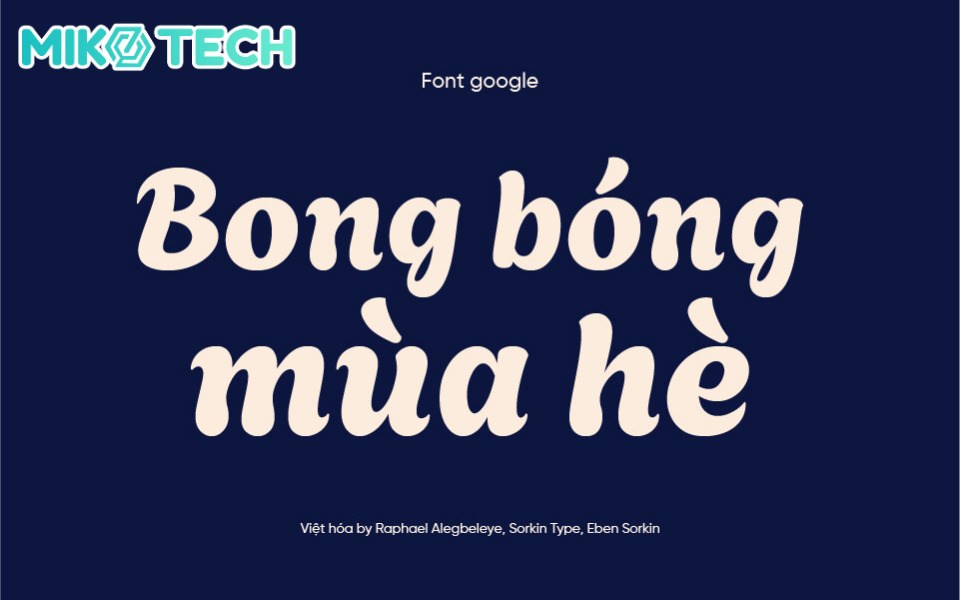 15+ Font Chữ Giáng Sinh Việt Hóa Đẹp, Ấn Tượng Cho Mùa Lễ 4 font chữ agbalumo