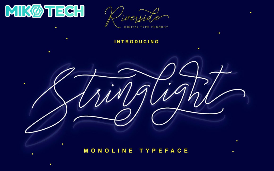 15+ Font Chữ Giáng Sinh Việt Hóa Đẹp, Ấn Tượng Cho Mùa Lễ 8 font chữ giáng sinh đẹp stringlight