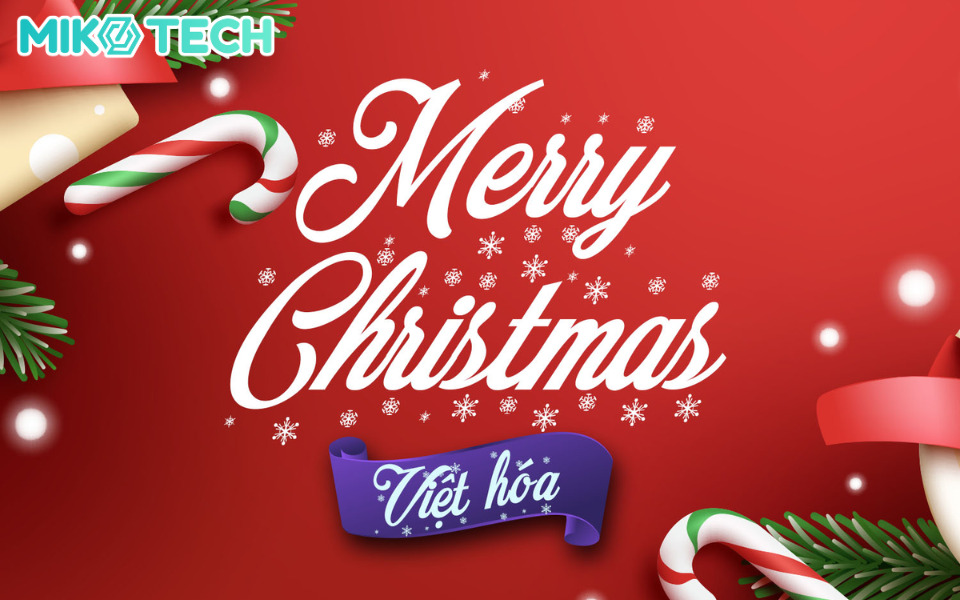 15+ Font Chữ Giáng Sinh Việt Hóa Đẹp, Ấn Tượng Cho Mùa Lễ 17 font chữ merry christmas đẹp