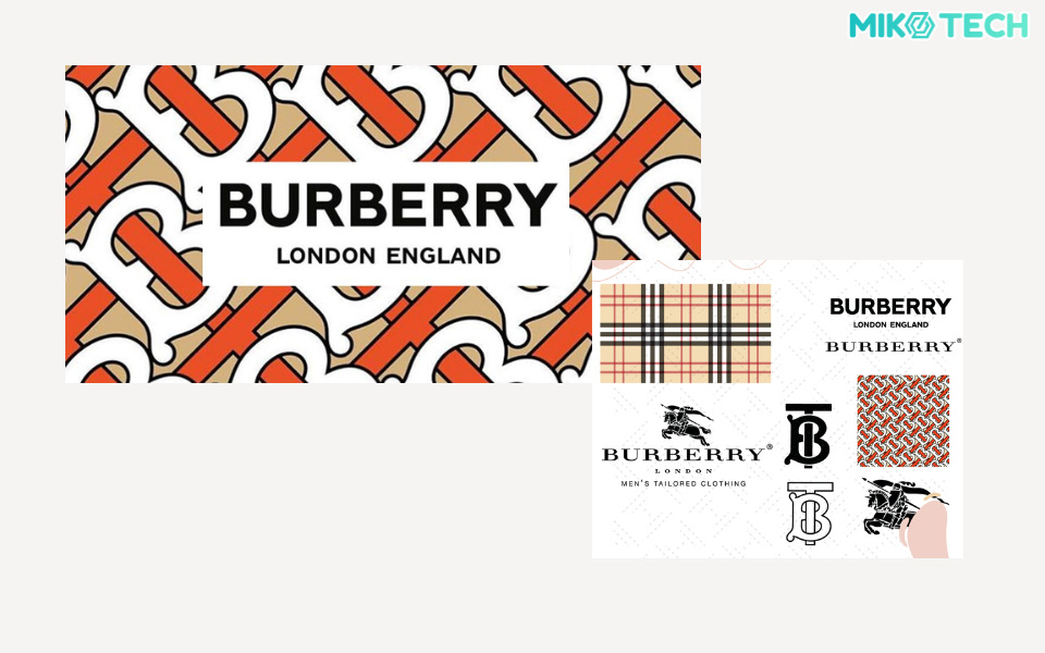 Monogram là gì? Ứng dụng của monogram trong thiết kế đồ hoạ 4 Logo Burberry