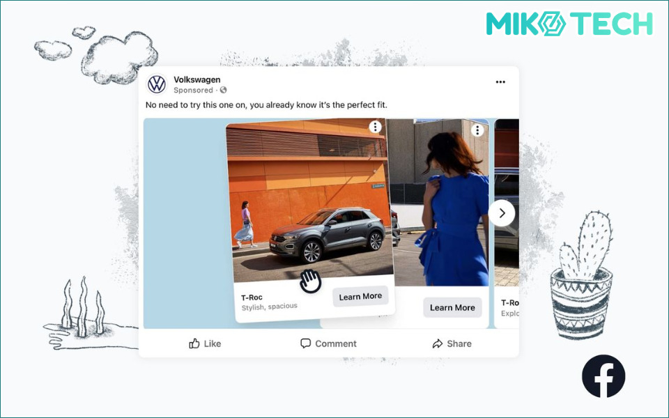 Carousel Là Gì? Ứng Dụng Và Cách Sử Dụng Carousel Hiệu Quả 3 carousel ads facebook