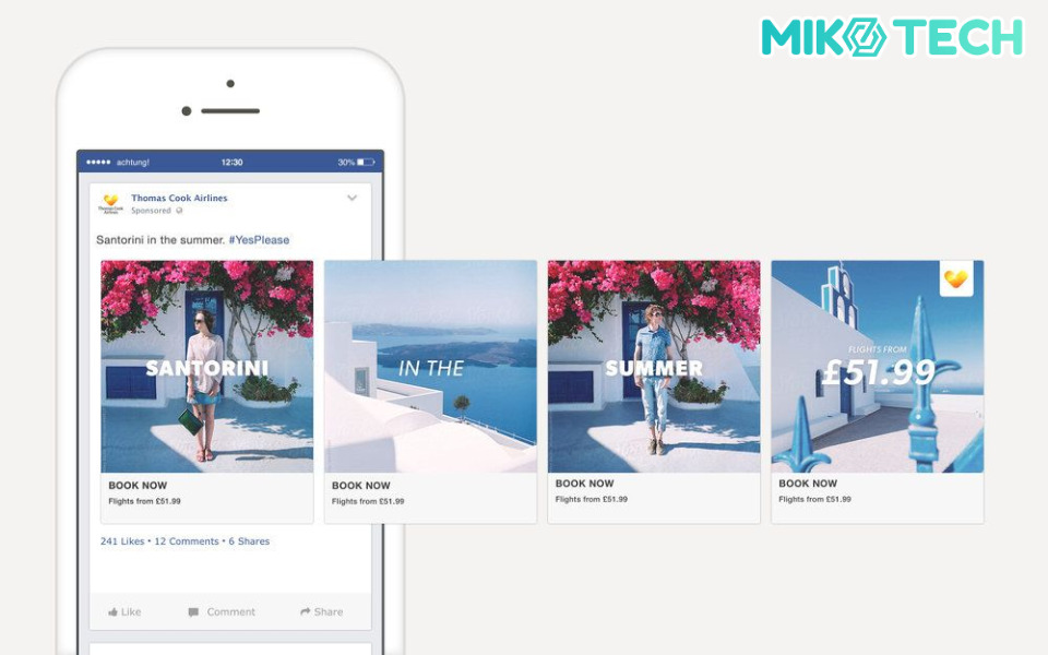 Carousel Là Gì? Ứng Dụng Và Cách Sử Dụng Carousel Hiệu Quả 7 quảng cáo carousel facebook