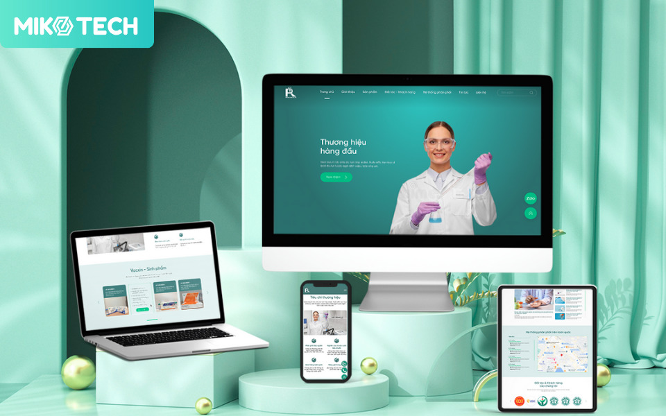 Thiết Kế Website Giá Rẻ, Chuyên Nghiệp Và Chuẩn SEO 8 mẫu web giá rẻ